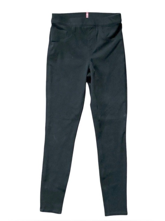 SPANX Pants - SPANX Jean-ish Black Ankle Mid-Rise Cotton Stretch Leggings Sz Small